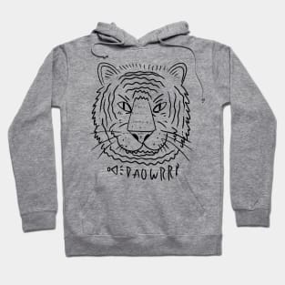 Cool Tiger Head Hoodie